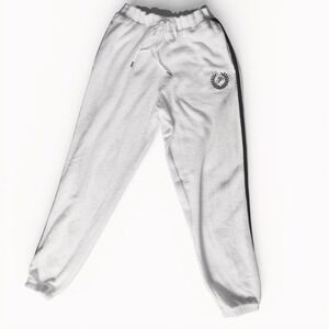 PINK Victoria's Secret Cream Beige Reverse Fleece Jogger Sweatpants Womens M